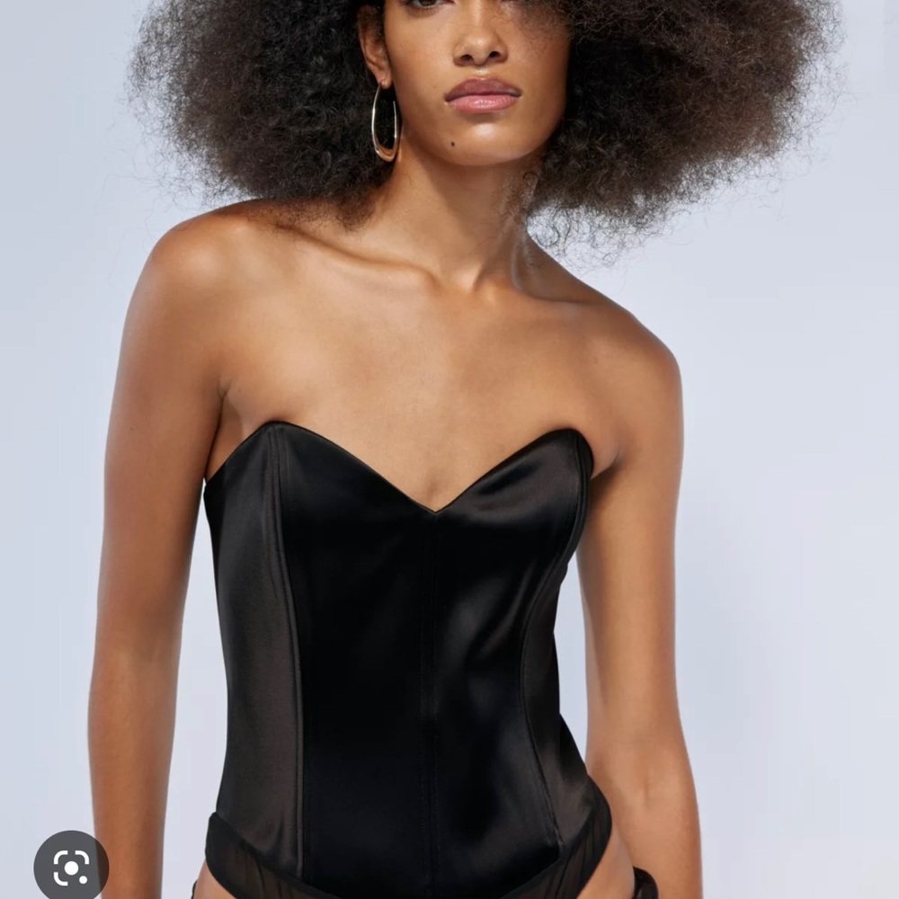 Babaton by Aritzia “Blaze” Corset Bodysuit